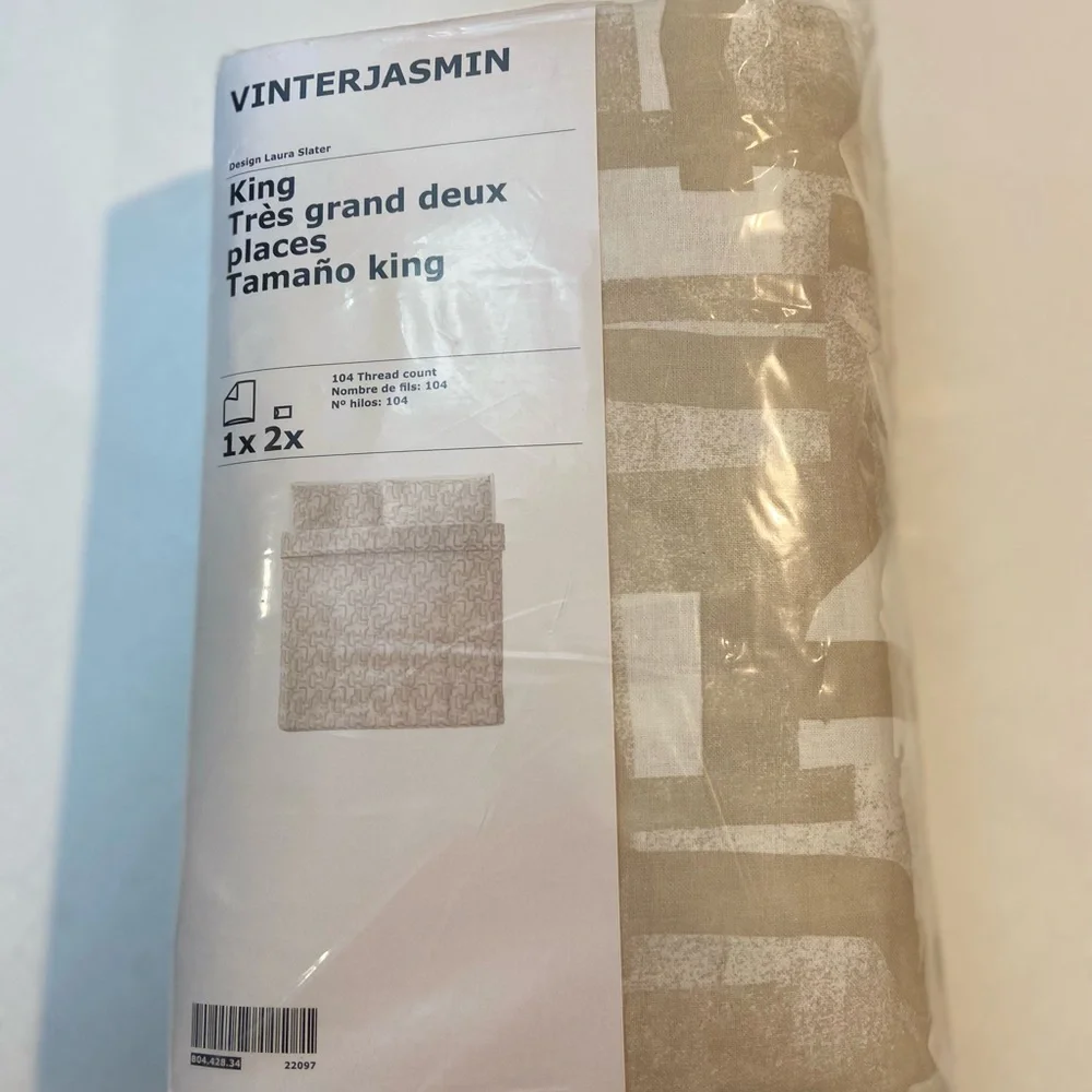 IKEA Vinterjasmin Duvet Set King